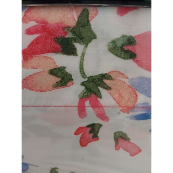 Ralph Lauren MAGGIE FLORAL White Queen Sheet Set w/Xtra Two Standard Pillowcases - Picture 12 of 13